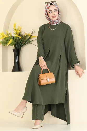 moda selvim Combined PL9213 Khaki - Thumbnail