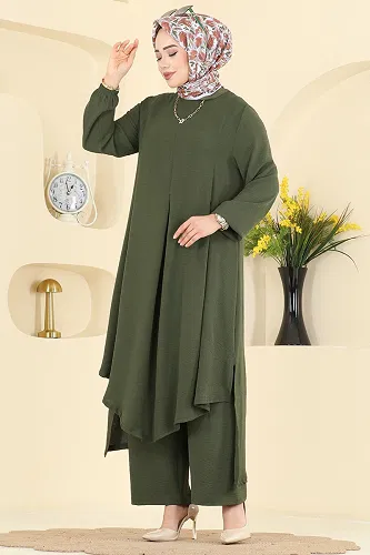 moda selvim Combined PL9213 Khaki - Thumbnail