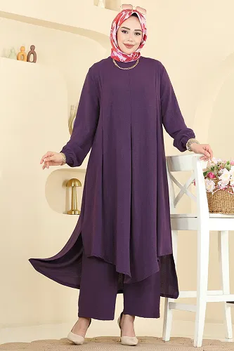 moda selvim Combined PL9213 Purple - Thumbnail