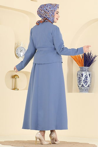 moda selvim Combined PL9214 Blue - Thumbnail