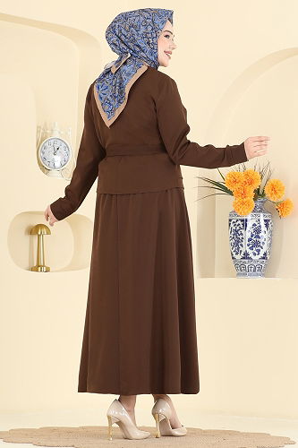 moda selvim Combined PL9214 Brown - Thumbnail