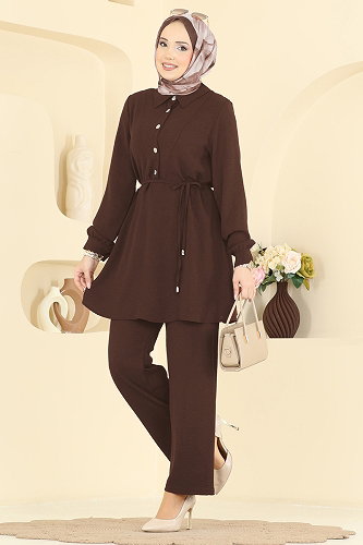 moda selvim Combined PL9215 Brown with Milk - Thumbnail