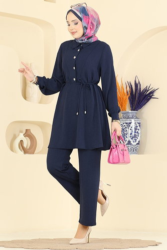 moda selvim Combined PL9215 Navy Blue - Thumbnail