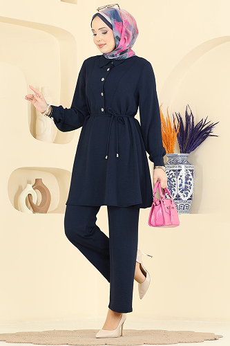 moda selvim Combined PL9215 Navy Blue - Thumbnail