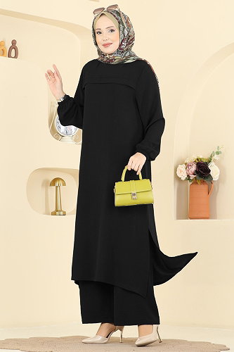 moda selvim Combined PL9217 Black - Thumbnail