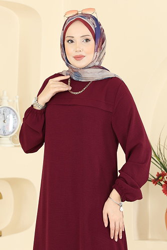 moda selvim Combined PL9217 Burgundy - Thumbnail