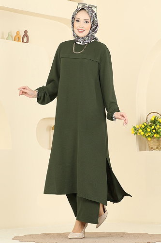 moda selvim Combined PL9217 Khaki - Thumbnail