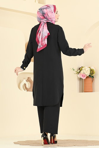 moda selvim Combined PL9218 Black - Thumbnail