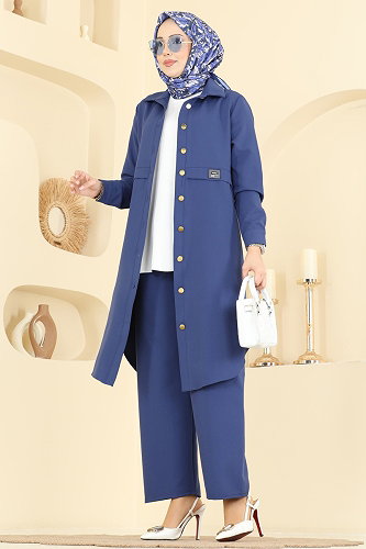 moda selvim Combined PL9218 Indigo - Thumbnail