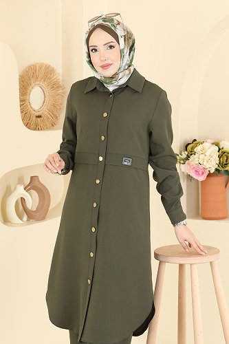 moda selvim Combined PL9218 Khaki - Thumbnail