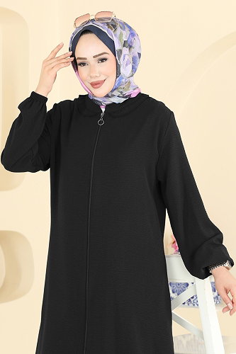moda selvim طقم أسود PL9223 - Thumbnail