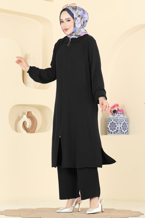 Modaselvim الاطقم طقم أسود PL9223