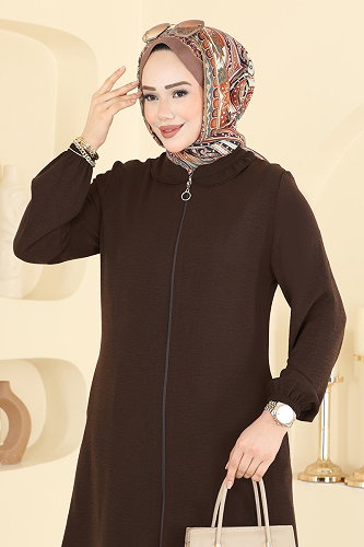 moda selvim Combined PL9223 Brown - Thumbnail