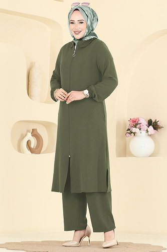 moda selvim Combined PL9223 Dark Khaki - Thumbnail