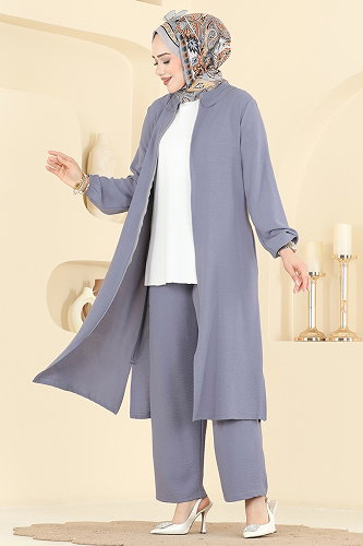 moda selvim Combined PL9223 Gray - Thumbnail