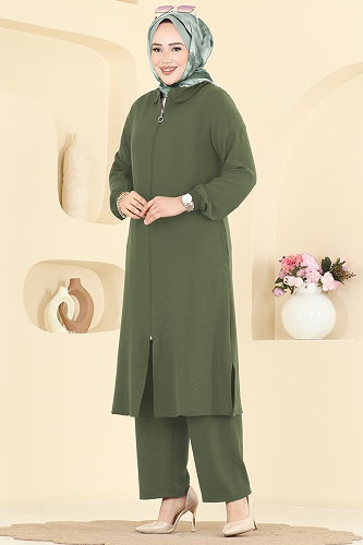 moda selvim Combined PL9223 Khaki - Thumbnail
