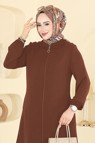 moda selvim طقم عسلي PL9223 - Thumbnail