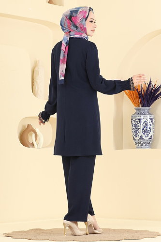 moda selvim Combined PL9228 Navy Blue - Thumbnail