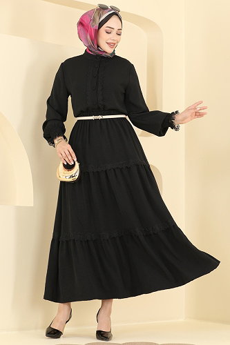 moda selvim Combined PL9229 Black - Thumbnail