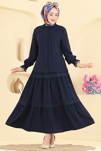 moda selvim Combined PL9229 Navy Blue - Thumbnail