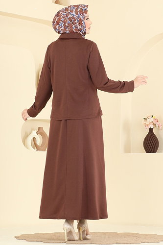 moda selvim Combined PL9230 Brown - Thumbnail