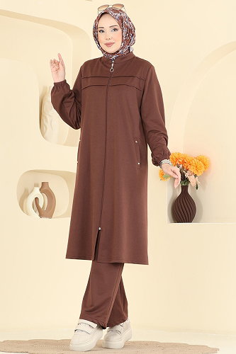 moda selvim Combined PL9231 Brown - Thumbnail