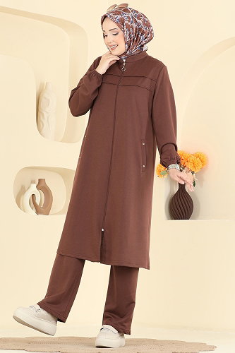 moda selvim Combined PL9231 Brown - Thumbnail