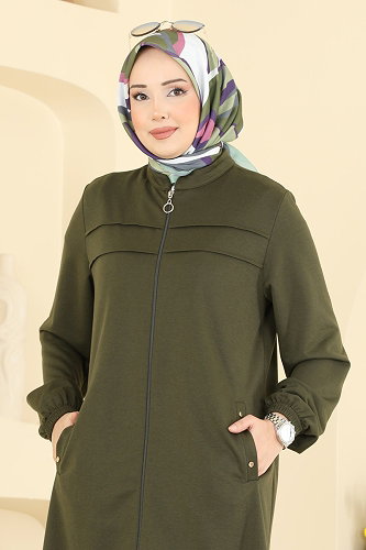moda selvim طقم اخضر عفني PL9231 - Thumbnail