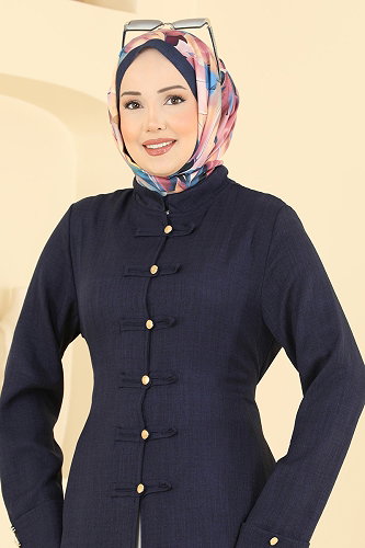 moda selvim Combined PL9232 Navy Blue - Thumbnail