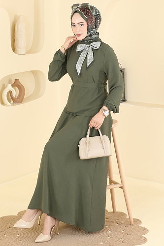 moda selvim Combined PL9234 Khaki - Thumbnail