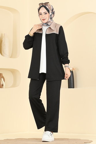 moda selvim Combined PL9235 Black - Thumbnail