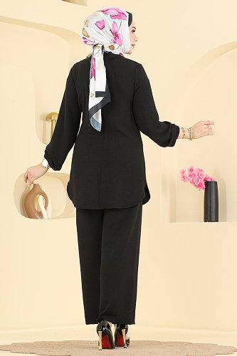 moda selvim Combined PL9238 Black - Thumbnail