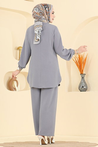 moda selvim Combined PL9238 Gray - Thumbnail