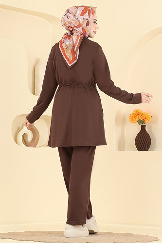 moda selvim Combined PL9239 Brown - Thumbnail