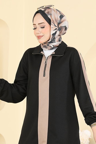 moda selvim Combined PL9243 Black - Thumbnail