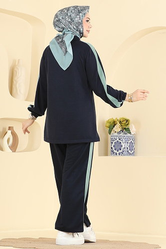 moda selvim Combined PL9243 Navy Blue - Thumbnail