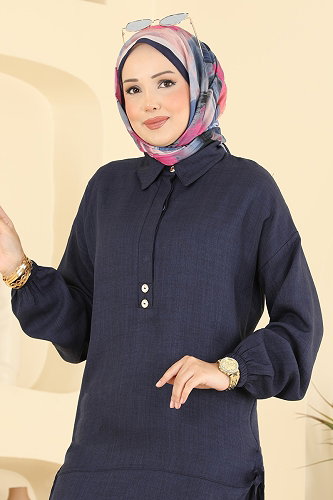 moda selvim Combined PL9246 Navy Blue - Thumbnail