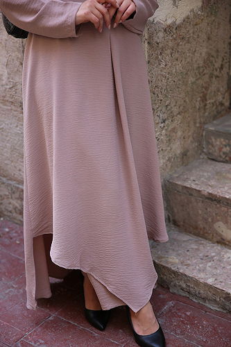 moda selvim طقم بيج USL1402-M - Thumbnail