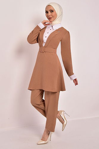 moda selvim COMBINED USL1444-M Camel - Thumbnail