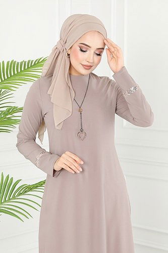 moda selvim Dress ASM2682 Vision - Thumbnail