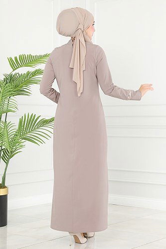 moda selvim Dress ASM2682 Vision - Thumbnail