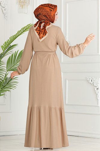 moda selvim الفستان263DVL817 الحجر - Thumbnail