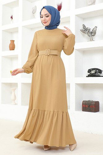 moda selvim الفستان لاتيه MSL206 - Thumbnail