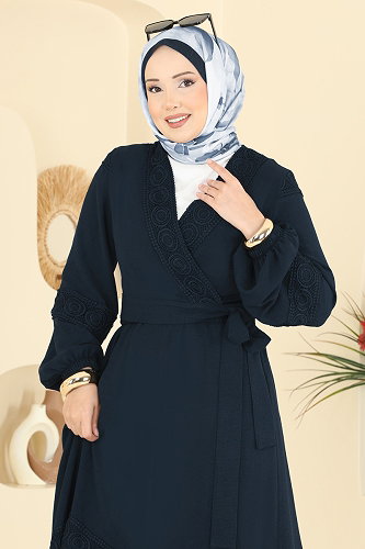 moda selvim Dantel Detaylı 2 li Takım 2880SLK540 Laci - Thumbnail