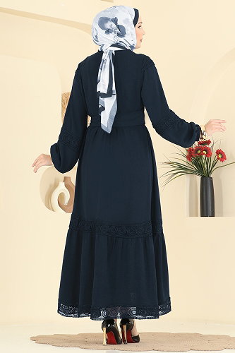 moda selvim Dantel Detaylı 2 li Takım 2880SLK540 Laci - Thumbnail