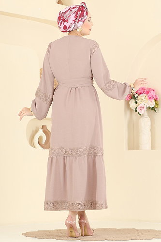 moda selvim Dantel Detaylı 2 li Takım 2880SLK540 Vizyon - Thumbnail