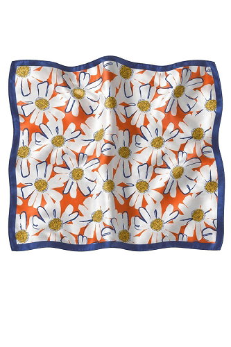 moda selvim Desenli Fular Bandana 070AFV475 Desen11 - Thumbnail