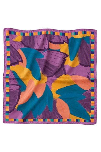 moda selvim Desenli Fular Bandana 070AFV475 Desen17 - Thumbnail
