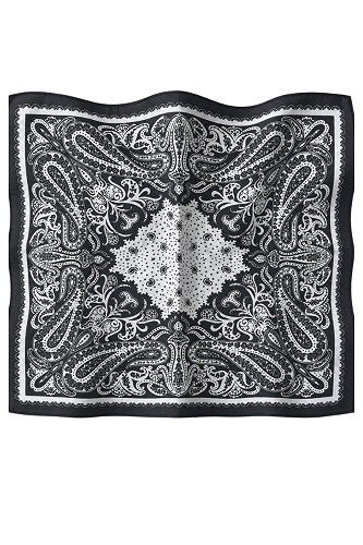 moda selvim Desenli Fular Bandana 070AFV475 Desen3 - Thumbnail