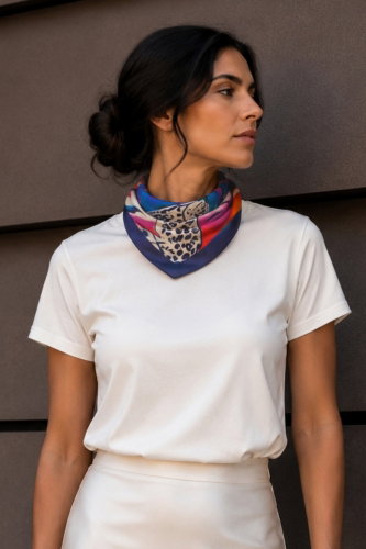 A.F.V. - Desenli Fular Bandana 070AFV475 Desen9